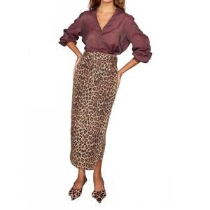 red and brown striped sweater dress Never Fully Dressed Animal Sheer Maxi Skirt  Think Bubbles